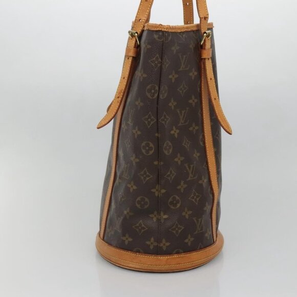 LOUIS VUITTON Monogram Bucket GM Shoulder Bag M42236 LV Auth 138294 - Picture 4 of 16